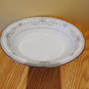 Noritake Colburn‎ 6107 Oval Serving Bowl Fine China Porcelain